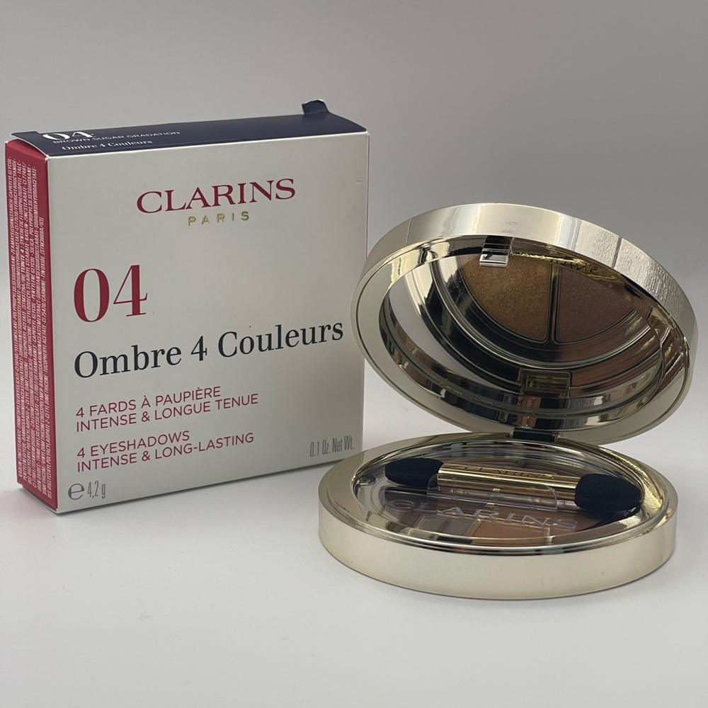CLARINS OMBRE 4 COULEURS EYESHADOW PALETTE New in Box Brown Sugar Graduation $65